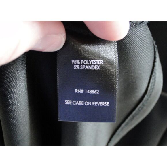 Torrid Size 4 Dress Square Neck Skater Scuba Black Midi - Picture 6 of 6